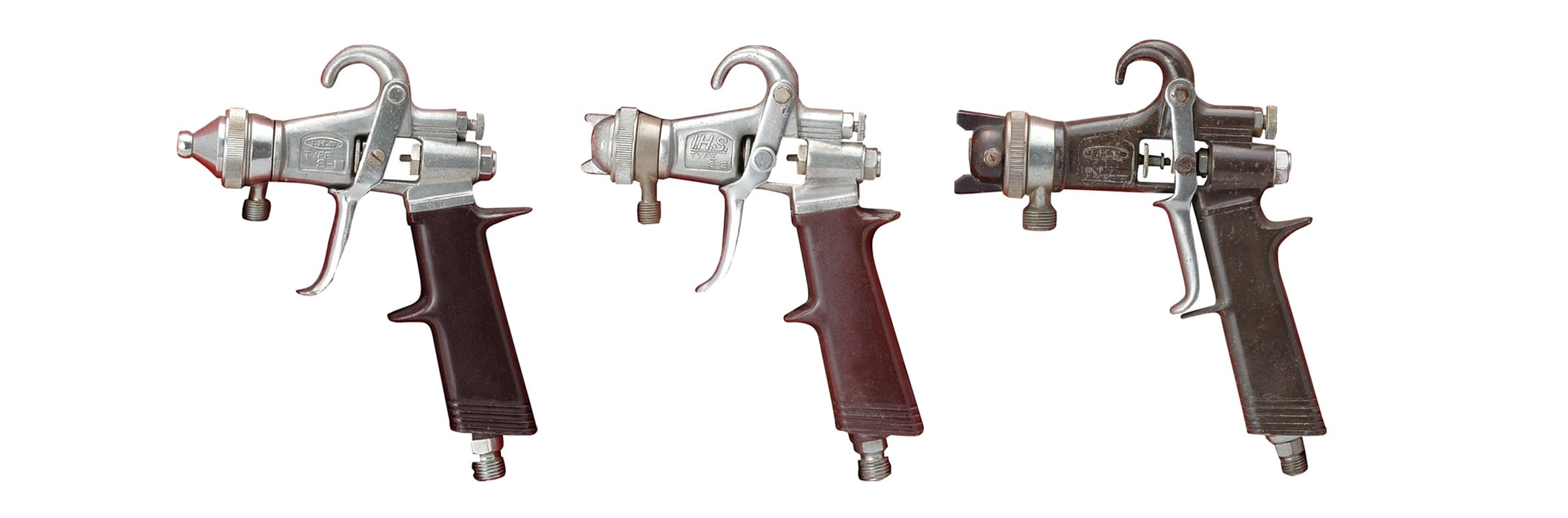 pistolas de pintura japonesas aerógrafos prototipos