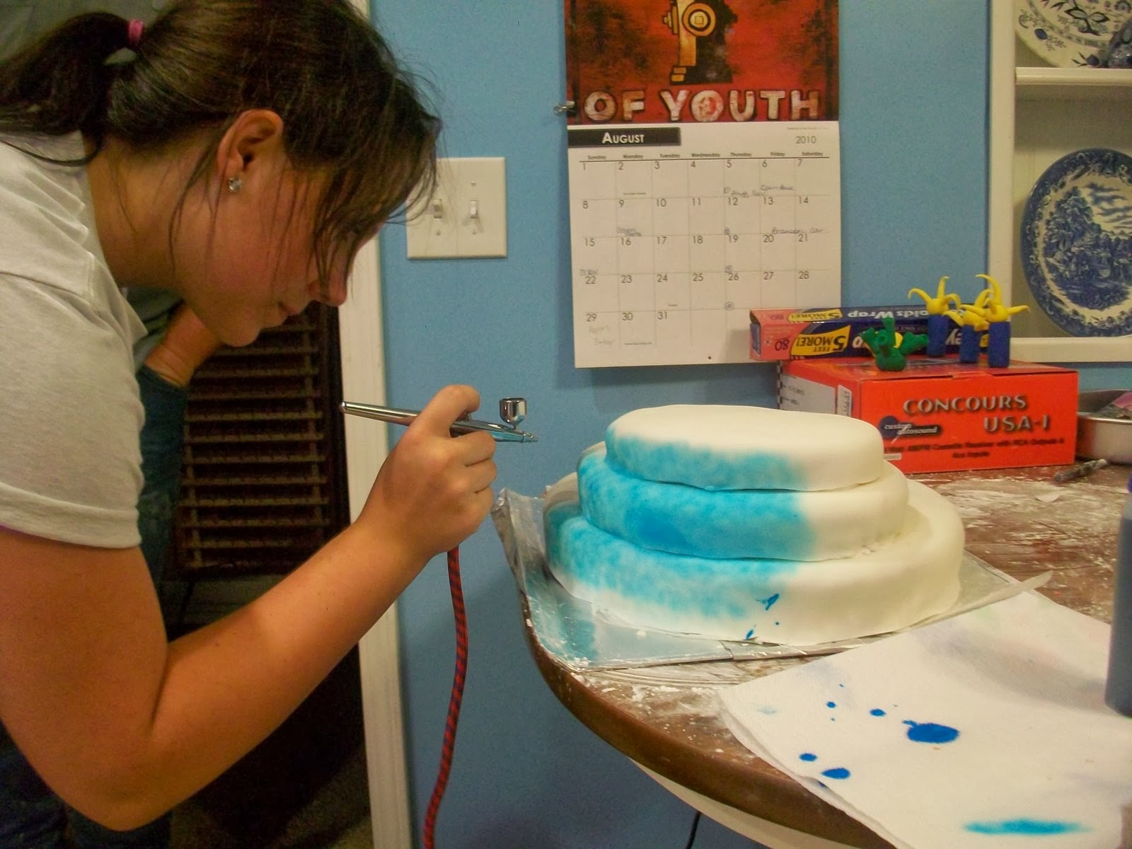 aerografía y gastronomía creativa