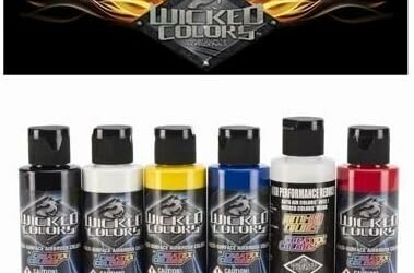 Pinturas acrílicas para aerografía