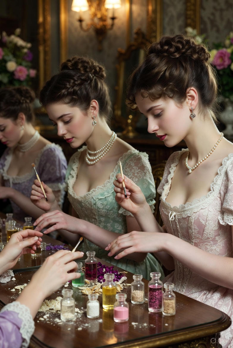 el nail art en la época victoriana