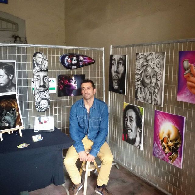 alberto marrondo artista de qualityairbrush aerografía y fundador