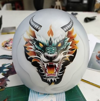 paso 5: detalles y colores dragón