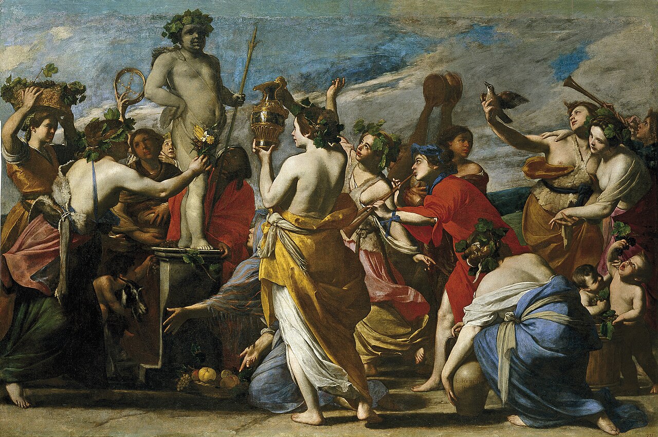 Dionisio dios del vino bacanales historia